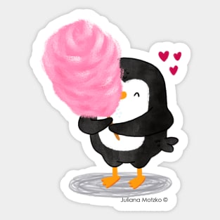 Steve loves Cotton Candy Sticker